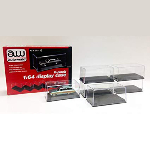 Auto World Display Case 6 Pack 1:64 Scale – C008