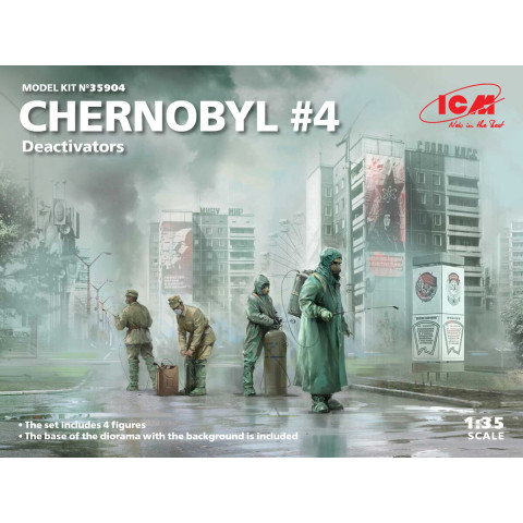 Chernobyl#4. Deactivators (4 figures) -35904