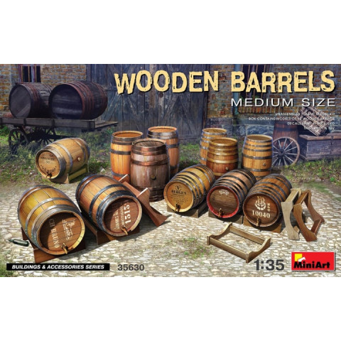 Wooden Barrels -35630