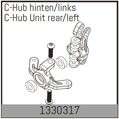 C-Hub Unit rear/left -1330317