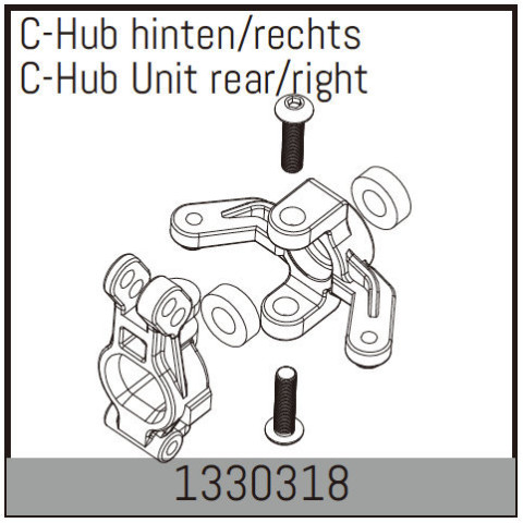 C-Hub Unit rear/right -1330318