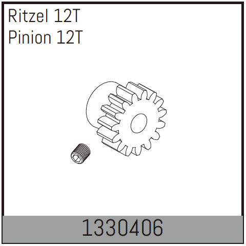 Pinion 12T -1330406