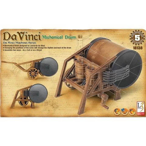 Leonardo da Vinci Mechanical Drum -18138