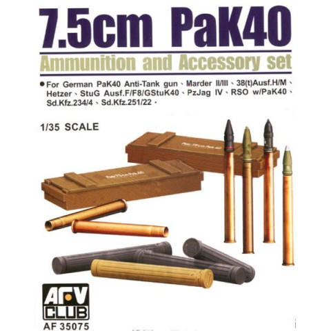 Pak40 Ammo and Cases -AF35075