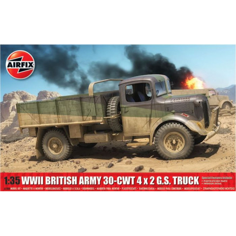 WWII British Army 30-CWT 4×2 G.S. Truck -1380