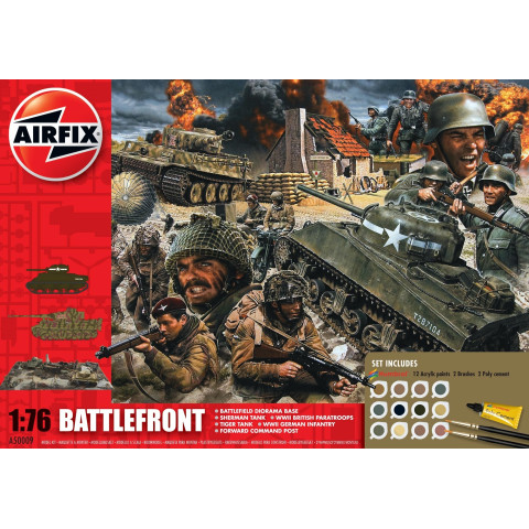 D-Day Battlefront Gift Set & Verf & Lijm & Penseeltjes -AF50009A