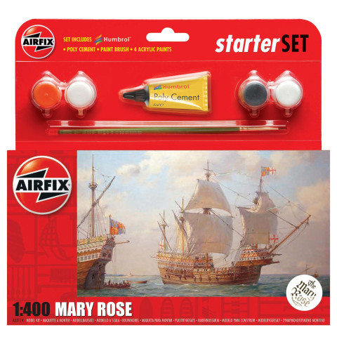 Starter Set Mary Roset & Verf & Lijm & Pensseltjes -AF55114