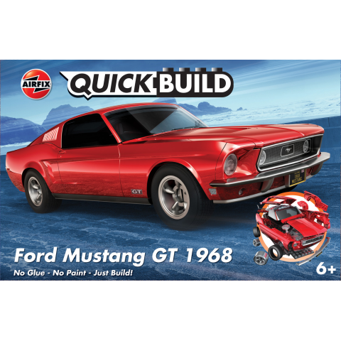 QUICKBUILD Ford Mustang GT 1968  -J6235