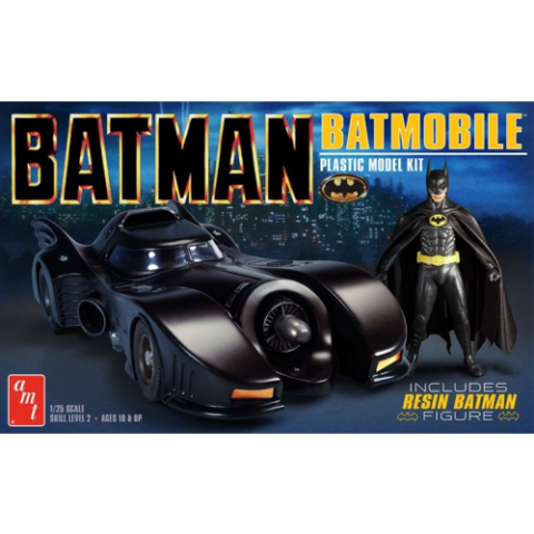 Batman 1989 Batmobile w/Resin Batman Figure -1107M