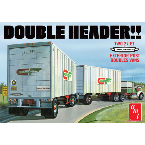 Double Header Tandem Van Trailers -1132