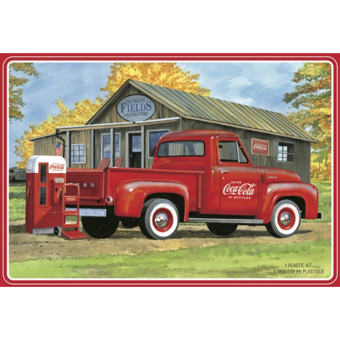 Ford F-100 "Coca-Cola" Pickup with Diecast Coke Machine and Dolly -1144
