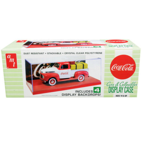 Display Show Case with Red Display Base and 4 Coca-Cola  -1199