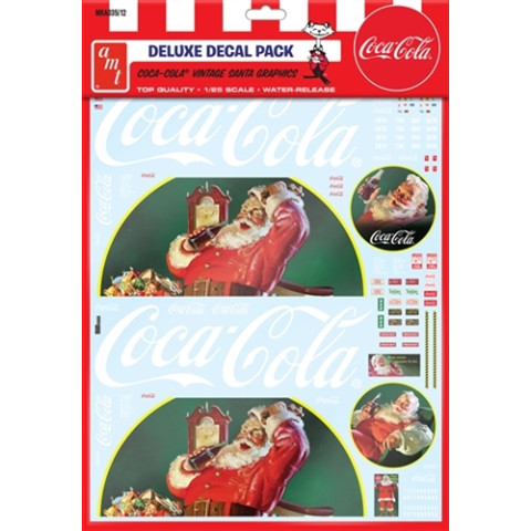 Vintage Coca-Cola Santa Clause Big Rig Graphic Deluxe Decal -MKA035