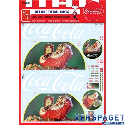 Vintage Coca-Cola Santa Clause Big Rig Graphic Deluxe Decal -MKA035