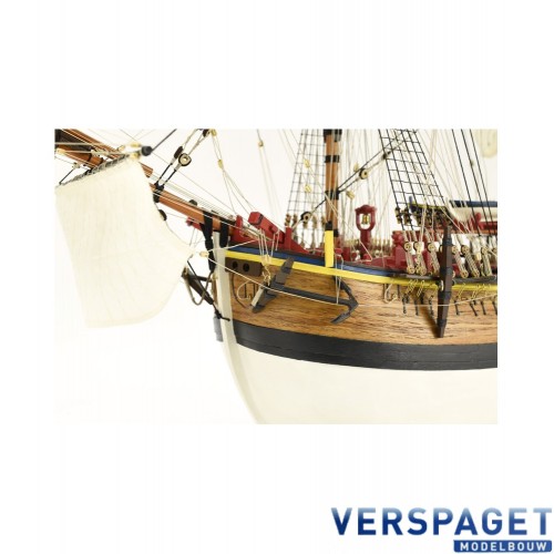H.M.S. Endeavour & Figuren Houten schip -22520
