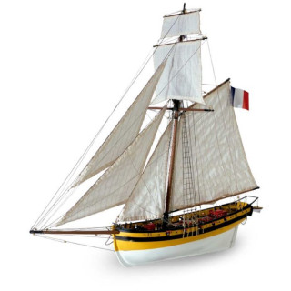 Le Renard houten scheepsmodel 1:50 -22401