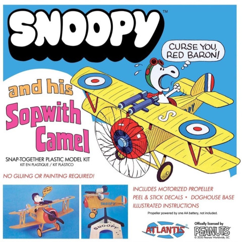Snoopy And His Sopwith Camel With Motor -6779