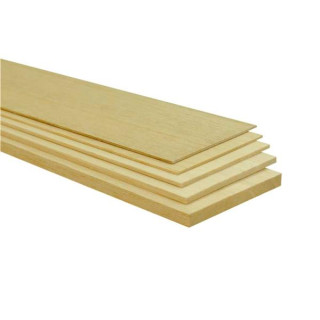 Balsa Plank 10 cm x 100 cm x 1 mm