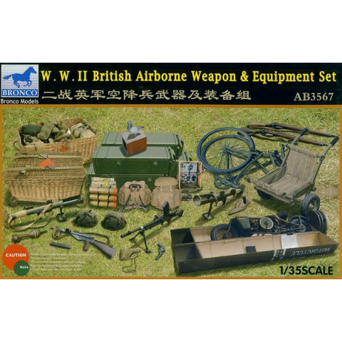 WWII British Airborne Weapon and Equipment Set -AB3567