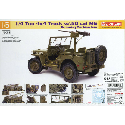 1/4-Ton 4x4 Truck w/M2 .50-cal Machine Gun -75052