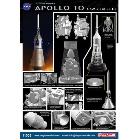 Apollo 10 CSM + LM + LES -11003