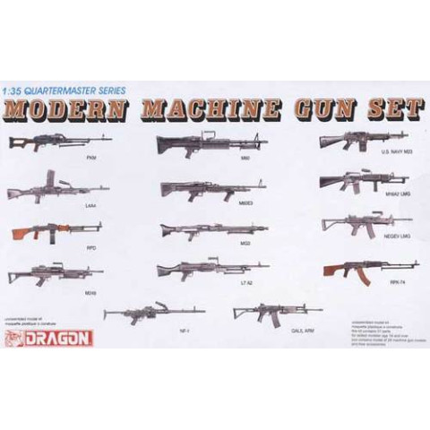 Modern Machine Gun Set -3806