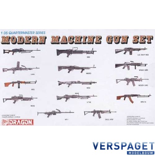 Modern Machine Gun Set -3806