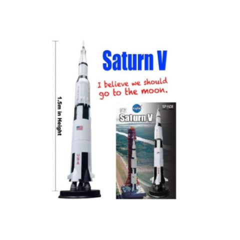 Saturn V with Skylab Painted Model -50388