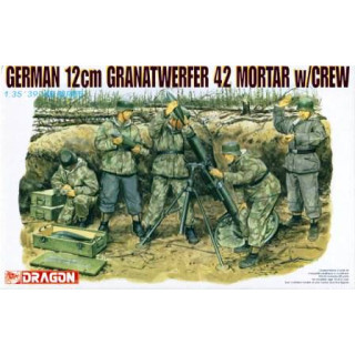 German 12cm Granatwerfer 42 Mortar  w/Crew -6090