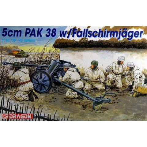 5cm PAK 38 w/FALLSCHIRMJÄGER -6118