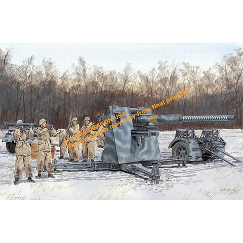 88mm Flak 36 with Flak Artillery Crew and BONUS Features -6260