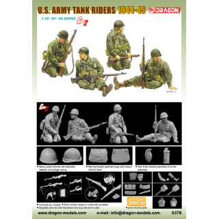 U.S. Army Tank Riders 1944-45 -6378