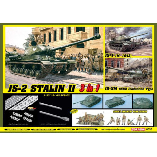 JS-2 Stalin II (3 in 1) + Soviet Infantry Tank Riders -6537