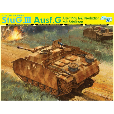 StuG.III Ausf.G  Alkett May 1943 Production mit Schurzen -6578