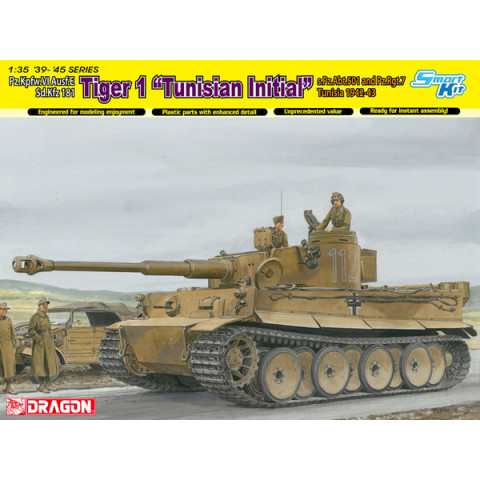 Tiger I Initial Production "Tunisian Initial Tiger" 1.kompanie s.Pz.Abt.501 DAK Tunisia 1942/43 -6608