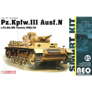 Pz.Kpfw.III Ausf.N s.Pz.Abt.501 Tunisia 1942/43 -6956