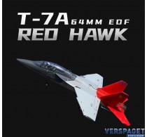 X-FLY 64MM T-7A RED HAWK EDF JET 750MM w/o TX/RX/BATT -XF103P