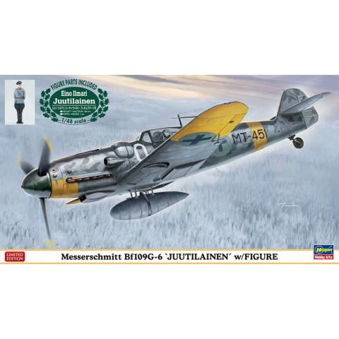 Messerschmitt Bf109G-6 'Juutilainen' w/Figure -07494