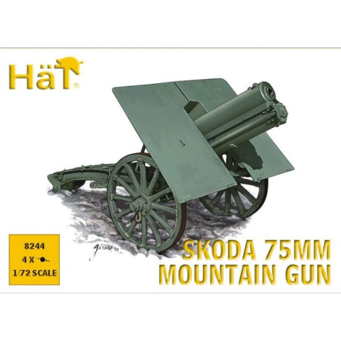 Skoda 75mm Mtn Gun WWI -8244