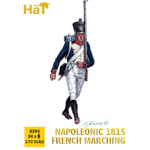 Napoleonic 1815 French Infantry Marching -8294