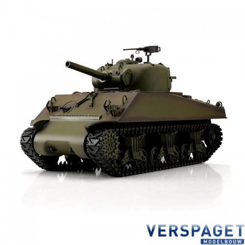 RC Tank Edition Heng Long Torro RC Tank 1/16 M4A3 Sherman green BB+IR Metal Gear -1116038981