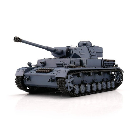 RC Tank 1/16   German Panzer IV (F Type) Medium Tank BB + IR Metal Gear -13302-GY