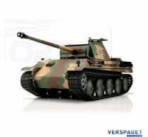 RC Tank 1/16  Panzer Panther Ausf. G BB + IR Metal Gear + Metalen Rupsbanden -14313-CA