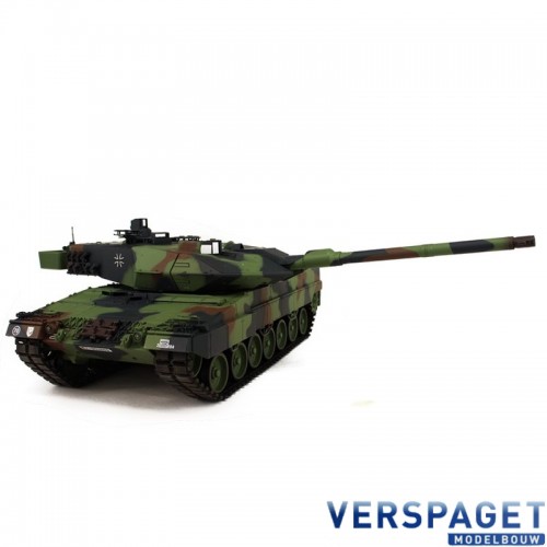 RC Tank Edition Heng Long Pro RC Tank 1/16 Leopard 2A6 Tank BB + IR -1116038892 Metalen rupsbanden Edition