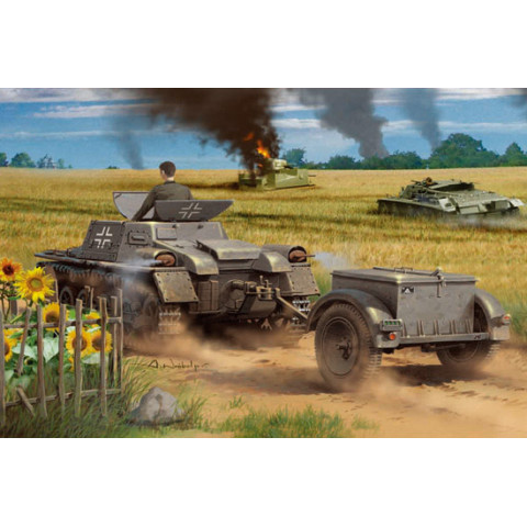Munitionsschlepper auf Panzerkampfwagen I ausf A with Ammo Trailer -80146