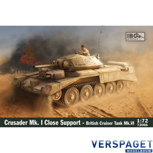 Crusader Mk.I Close Support British Cruiser Tank Mk.VI -72066