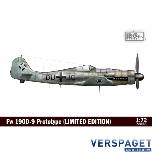 Fw 190D-9 Prototype LIMITED EDITION - include additional 3d printed parts -72558