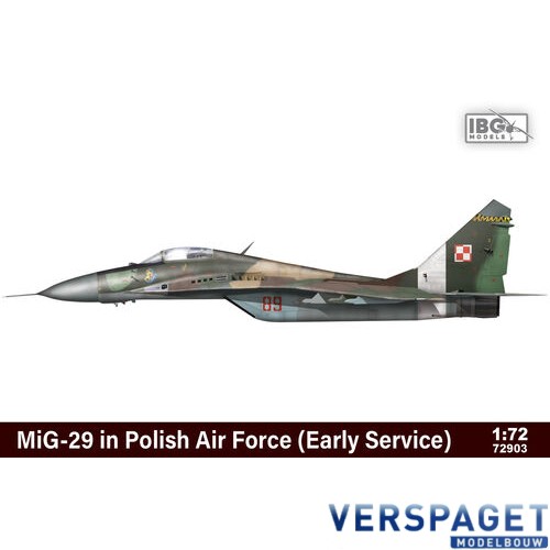 MiG-29 in Polish Air Force (Early Service) (LIMITED EDITION - include additional 3d printed parts) -72903