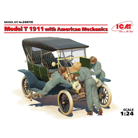 Model T 1911 Touring with American Mechanics  -24010