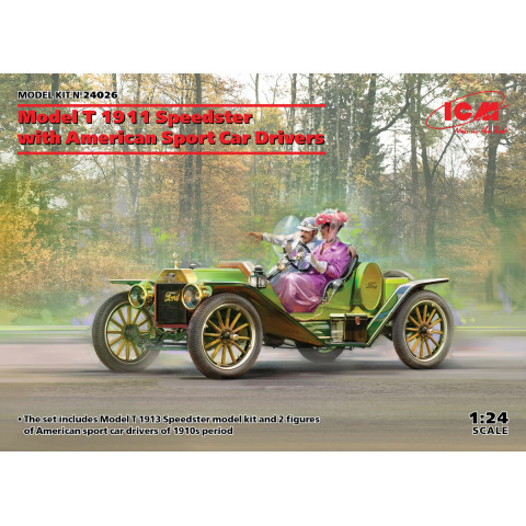 Model T 1913 Speedster with American Sport Car Drivers -24026
